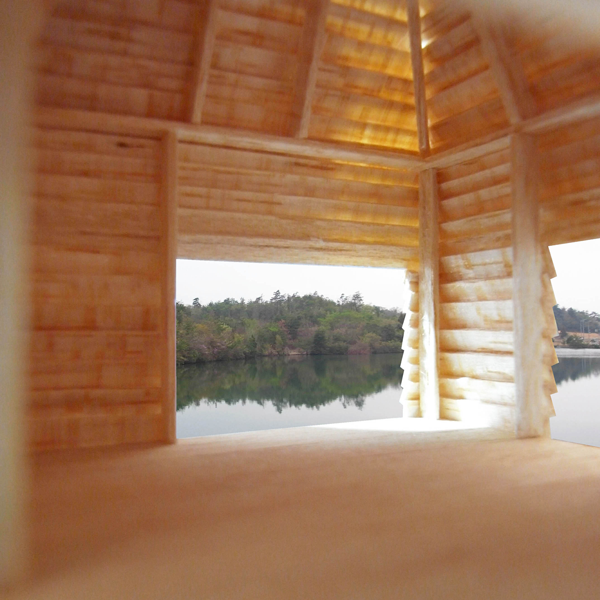 湖畔の小屋